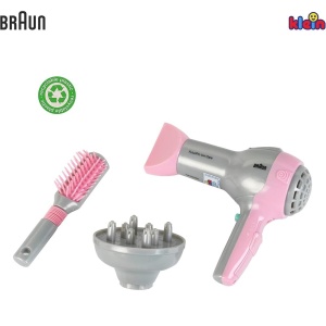 Fohn pentru copii Theo Klein 5850 cu design Braun, ventilator si accesorii - Img 4