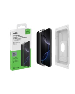 Folie de protectie Belkin InvisiGlass pentru iPhone 16 Pro Max, antistatica, 9H - Img 2