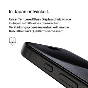 Folie de protectie din sticla securizata Belkin pentru iPhone 15 Pro Max, ultra subtire, antimikrobiala - Img 3