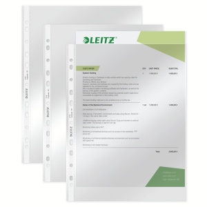 Folie protectie documente Leitz 4770-00-02, glasklar, A4, 80 microni, 100 bucati - Img 9