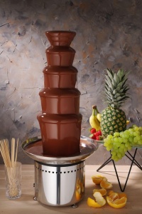 Fontana de ciocolata HENDI, 5 nivele, capacitate 6 kg, din inox - Img 5