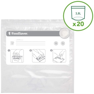 FoodSaver Set 20 Pungi Reutilizabile 38L BPA-Free Sistem Vacuum - Img 2