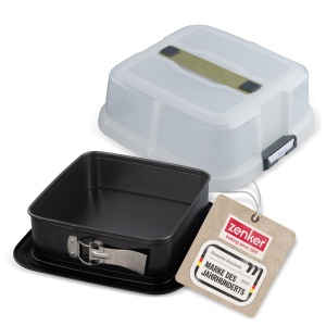 Forma de copt Zenker Bake Go 24x24 cm cu capac transportabil si strat antiaderent