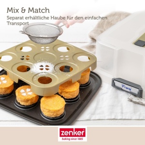 Forma de copt Zenker Bake Go 9 compartimente antiaderenta fabricata in Germania - Img 7