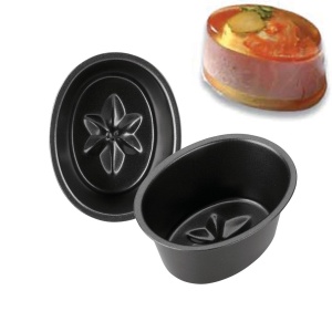 Forma pentru aspic IBILI Moka 8 cm otel negru