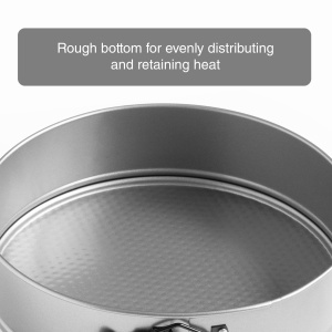 Forma rotunda pentru copt Lacor 68680 baza detasabila otel carbon antiaderenta 20 cm - Img 5