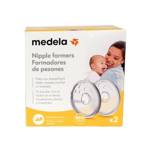 Formatoare pentru mameloane Medela - pentru mameloane plate sau inversate, set de 2