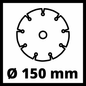 Freza de canale Einhell TE-MA 1700, 1700 W, adancime taiere 40 mm, 4 discuri diamantate - Img 8