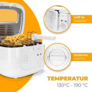 Friteuza Clatronic FR 3771 25L Capacitate Antiaderenta Filtru Miros - Img 5