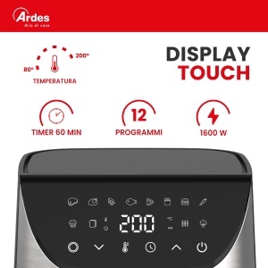 Friteuza cu aer cald ARDES Friggisana Supreme 8L 1600W - Img 6