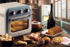 Friteuza cu aer cald Ariete Vintage 4632, 16L, 1400W, albastru - Img 8