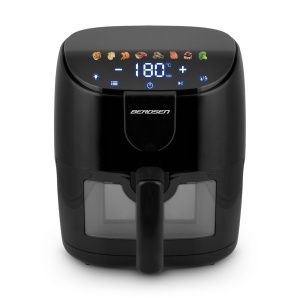 Friteuza cu aer cald Berdsen 4L, 1500W, 8 programe, touchscreen