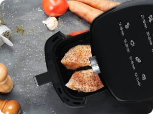 Friteuza cu aer cald Berdsen BD-654, 2,5 L, 1000 W, negru - Img 5