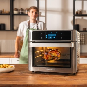 Friteuza cu aer cald Cecotec BakeFry 3000, 30L, 1700W, Touch Steel - Img 7