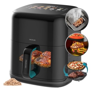Friteuza cu aer cald Cecotec CecoFry Advance Double 9L 2850W PerfectCook Tehnologie - Img 3