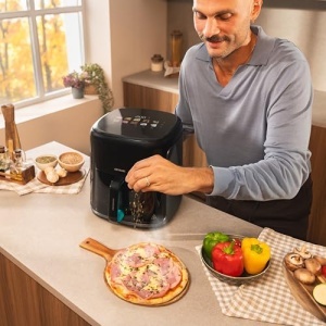 Friteuza cu aer cald Cecotec CecoFry Advance Double 9L 2850W PerfectCook Tehnologie - Img 13