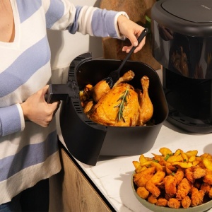 Friteuza cu aer cald Cecotec Cecofry Bombastik 6000 Full 6L 1700W 12 programe presetate - Img 3