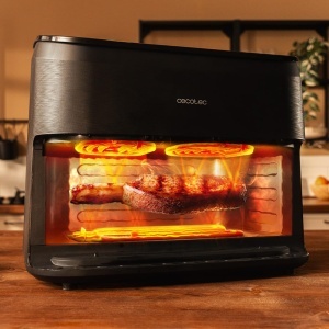 Friteuza cu aer cald Cecotec CecofryGrill Smokin 11000 Plus, 11L, 2900W - Img 3