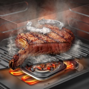 Friteuza cu aer cald Cecotec CecofryGrill Smokin 11L, 2800W - Img 5
