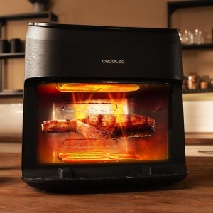 Friteuza cu aer cald Cecotec CecofryGrill Smokin 8500 Plus, 8.5L, 2200W - Img 3