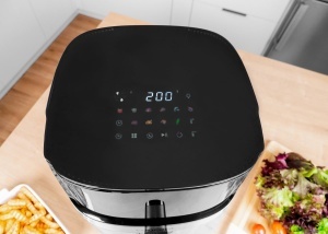 Friteuza cu aer cald CONCEPT FR8010, neagra, 10 programe presetate - Img 6