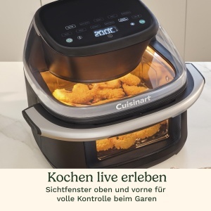 Friteuza cu aer cald Cuisinart ClearView, 8.5L, 230C, PFAS-free - Img 3