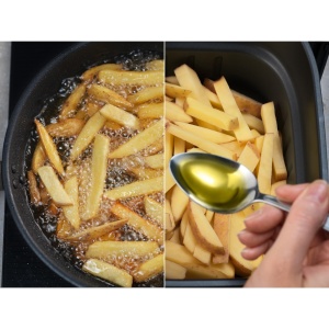 Friteuza cu aer cald Electrolux EAF3B, 3 l, 1300 W, negru - Img 7