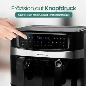 Friteuza cu aer cald Emerio AF-126672.4, 10L, 12 programe, BPA free - Img 5