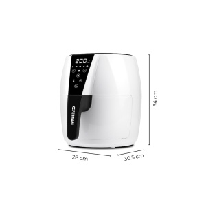 Friteuza cu aer cald G3 Ferrari G10195, 1500 W, 4.8 L, AlbNegru - Img 2