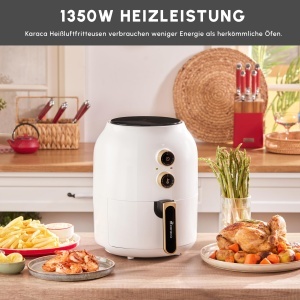 Friteuza cu aer cald Karaca Multifry 35L 1300W Functie Timer Curatare Usoara - Img 6