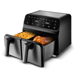 Friteuza cu aer cald Karaca Multifry XXXL 44 Litri, 1700 W, 2 camere - Img 4