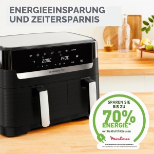 Friteuza cu aer cald Moulinex Easy Fry Essential, 8.3 l, 7 programe, inox - Img 6