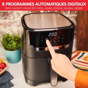 Friteuza cu aer cald Moulinex Easy Fry Grill EZ505810, 4.2L, 1550W, Negru - Img 4