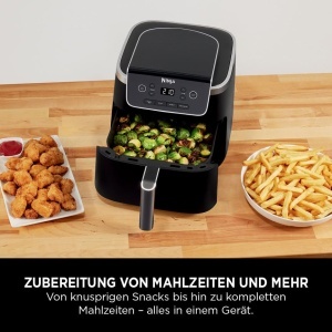 Friteuza cu aer cald Ninja PRO AF140EU, 4.7L, 2000W, Negru - Img 4