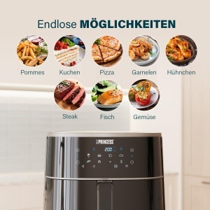 Friteuza cu aer cald Princess 182244, 6L XXL, 1500W, 6 programe - Img 3