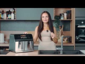 Friteuza cu aer cald ProfiCook PC-FR 1287 H, 8L, 2200W, cu 2 camere - Img 2
