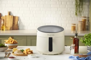 Friteuza cu aer cald Russell Hobbs 5L [10 programe|cu fereastra de vizualizare] AirFryer (friteuza fara ulei, prajit, gratar, prajit, coacere, max 200degC, poate fi folosita pentru masina de vase, smantana) SatisFry Panoramic 27421-56 - Img 10