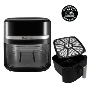 Friteuza cu aer cald Russell Hobbs SatisFry 8,3L 1800W Negru - Img 9