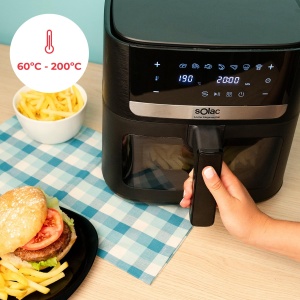 Friteuza cu aer cald Solac Leviter Elegance E80, 1800 W, 8 L, Digitala - Img 5