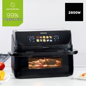 Friteuza cu aer cald Taurus Air Fry Grill 10L, 2800W, 10 programe - Img 2