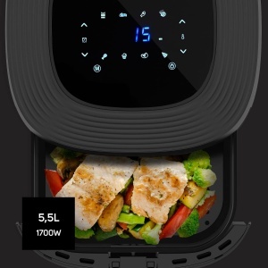 Friteuza cu aer cald Taurus Amazing 55L 8 programe fara ulei touchscreen - Img 6