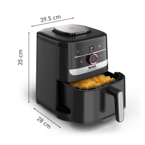 Friteuza cu aer cald Tefal Easy Fry EY5728 5L Silentioasa NegruInox - Img 8