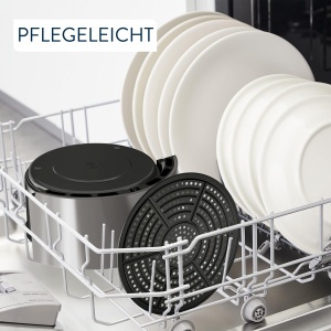 Friteuza cu aer cald Tefal Jamie Oliver EY11JD10, 1630 W, capacitate 4,2 L, inox - Img 7