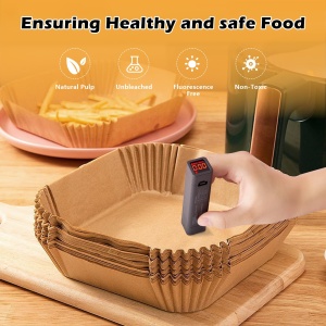Friteuza cu aer cald TopEsct, 20x20 cm, 120 buc, compatibila cu Cosori si Philips - Img 5