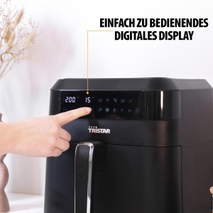 Friteuza cu aer cald Tristar FR-6999, 6L, 10 programe, Negru - Img 5