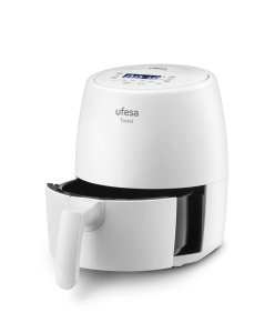 Friteuza cu aer Ufesa Twist Deep Fryer, 2L, Airfryer cu 6 programe, 1200w, ceas de timp, temperatura 80oC pana la 200oC, fara BPA, acoperire antiaderenta, Cool Touch, alb, exclusiv - Img 4