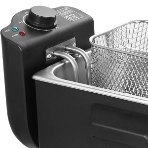 Friteuza cu ulei Emerio 3.0L, 2000W, din otel inoxidabil, BPA liber - Img 3