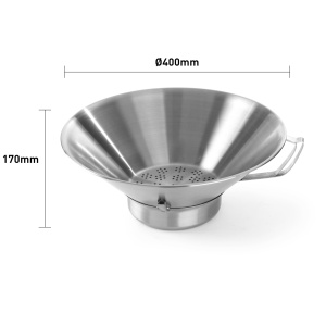 Friteuza cu ulei HENDI, inox, cu maner stabil, 410mm, capacitate mare - Img 4
