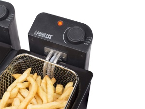 Friteuza cu ulei Princess 183028, 2 x 3 Litri, 3600 W, Negru - Img 5