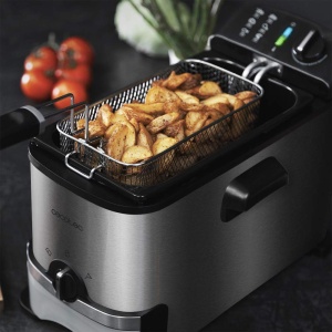 Friteuza electrica Cecotec de 3 litri CleanFry 3000. Otel inoxidabil cu filtru OilClean care mentine uleiul curat, putere 2180 W, capac cu fereastra si filtru anti-miros (3000 ProFilter) - Img 4